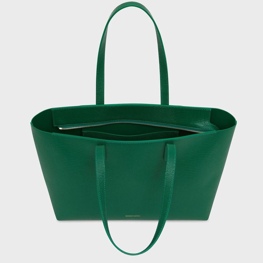 Women's Mansur Gavriel Small Zip Tote Bags Green | AU 0548ZW